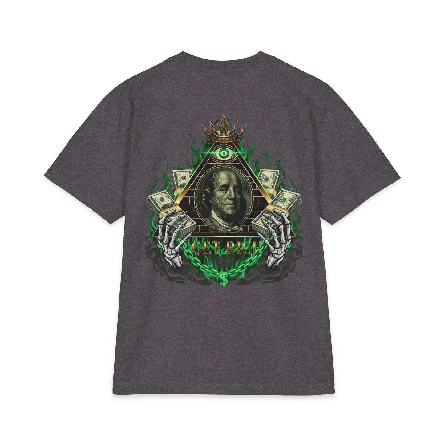 "Get Rich or Die" Heavy Cotton T Shirt