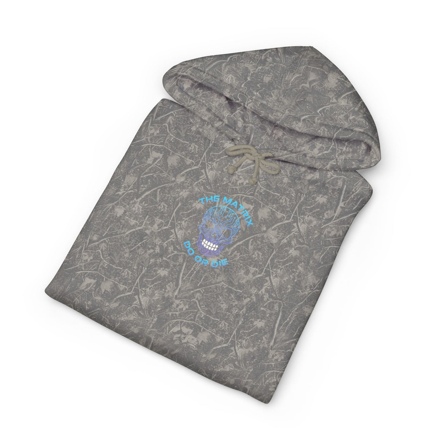 Glitch Skull Heavy Cotton Do Or Die Hoodie
