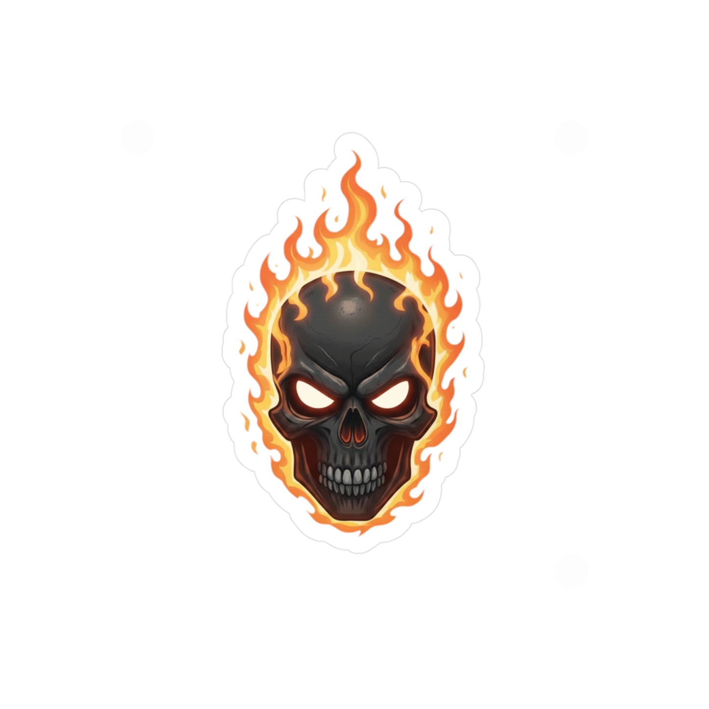 Do Or Die Black Skull sticker