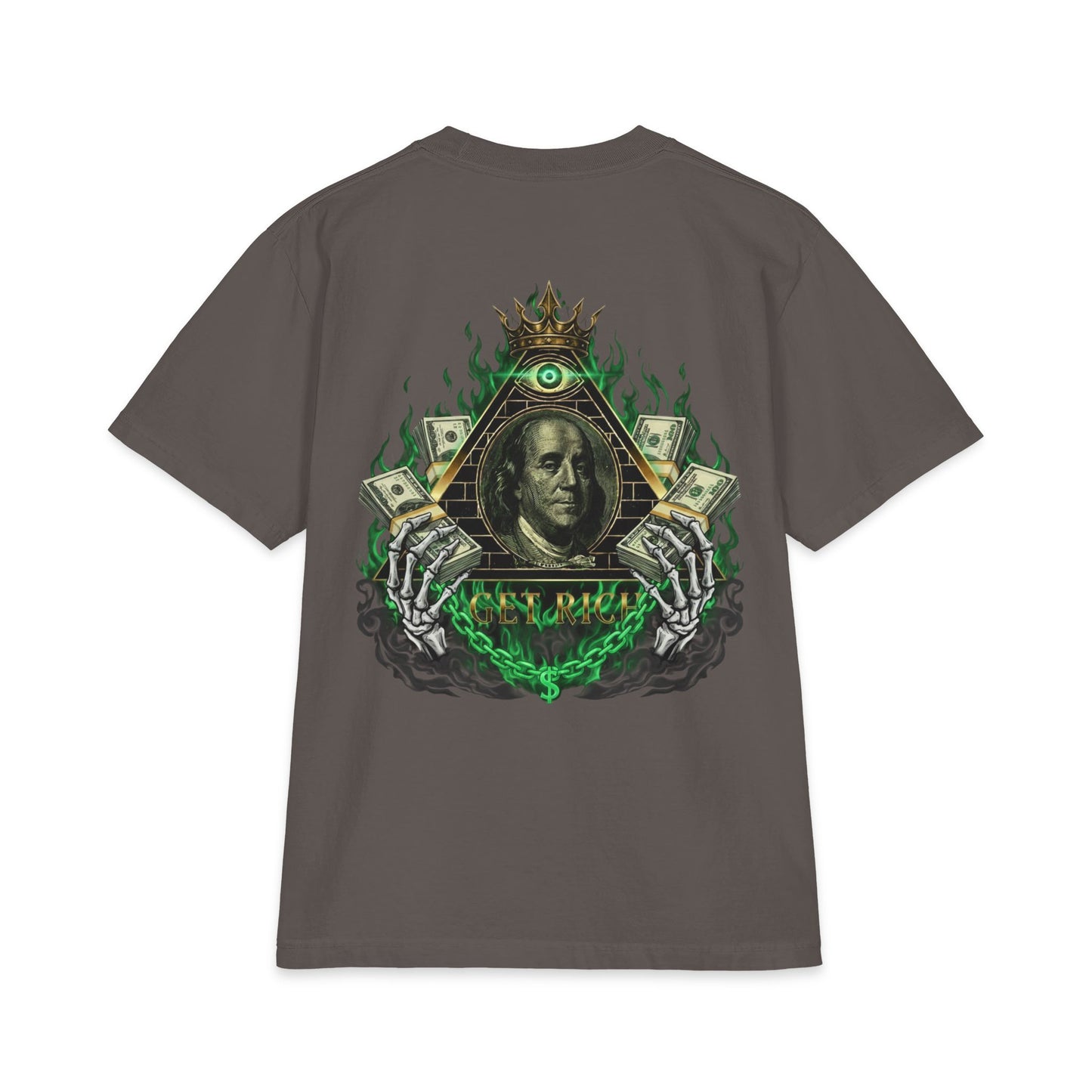 "Get Rich or Die" Heavy Cotton T Shirt