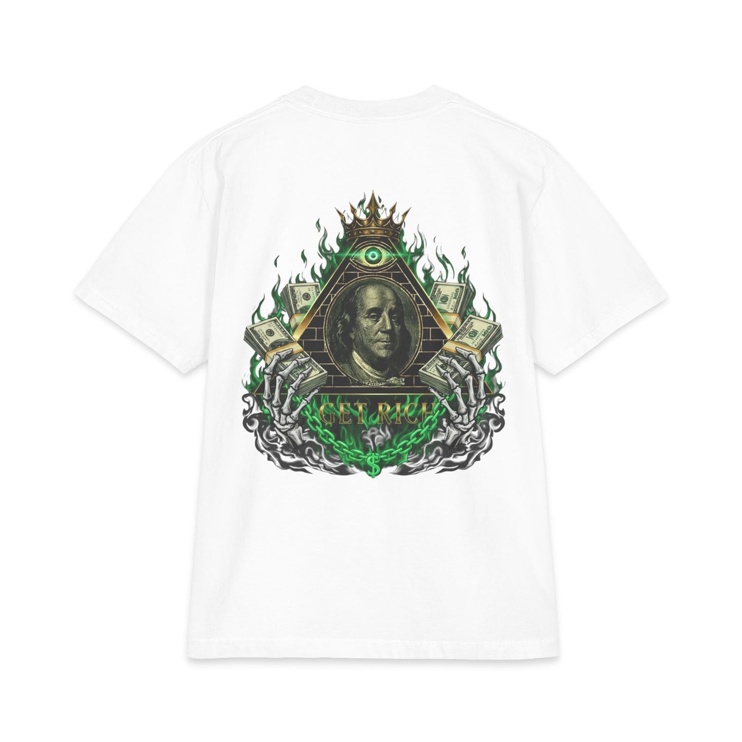 "Get Rich or Die" Heavy Cotton T Shirt