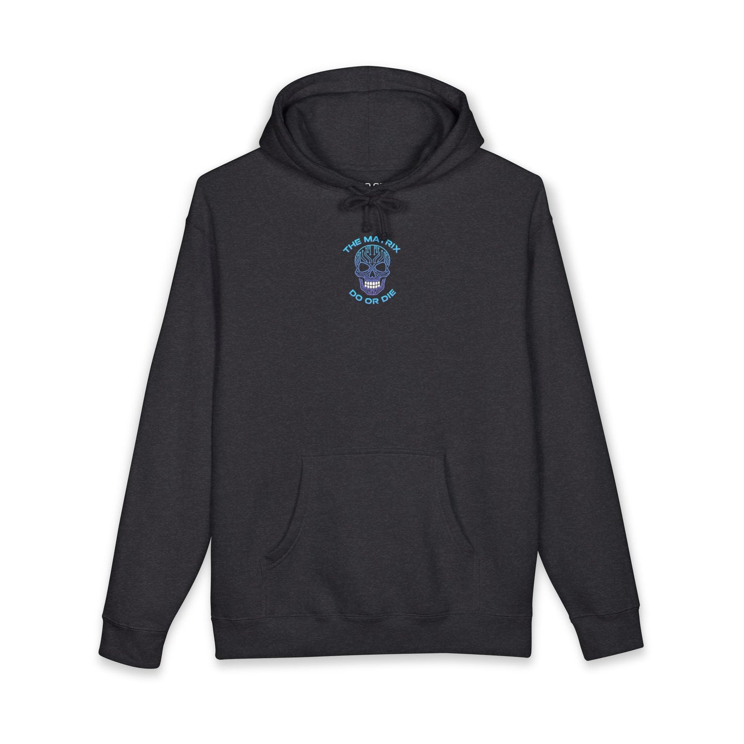 Glitch Skull Heavy Cotton Do Or Die Hoodie
