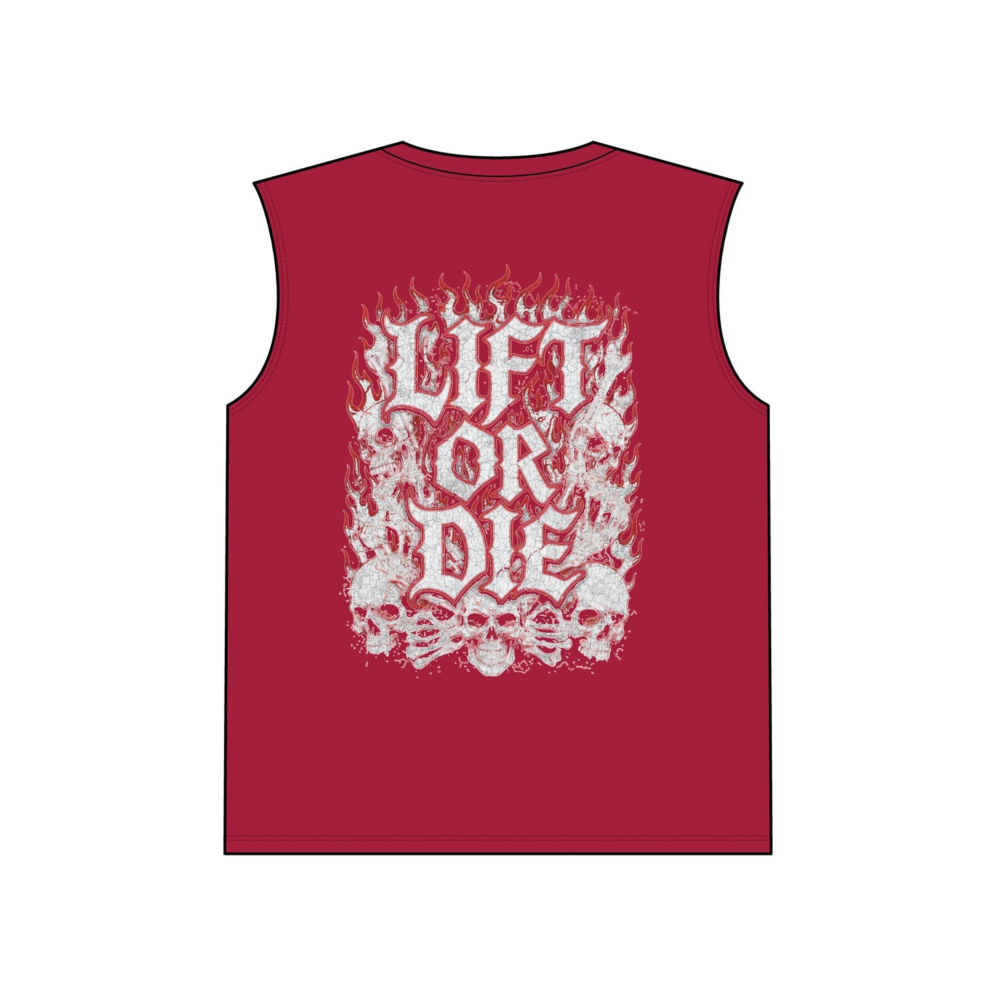 FIRE SKULLS LIFT OR DIE