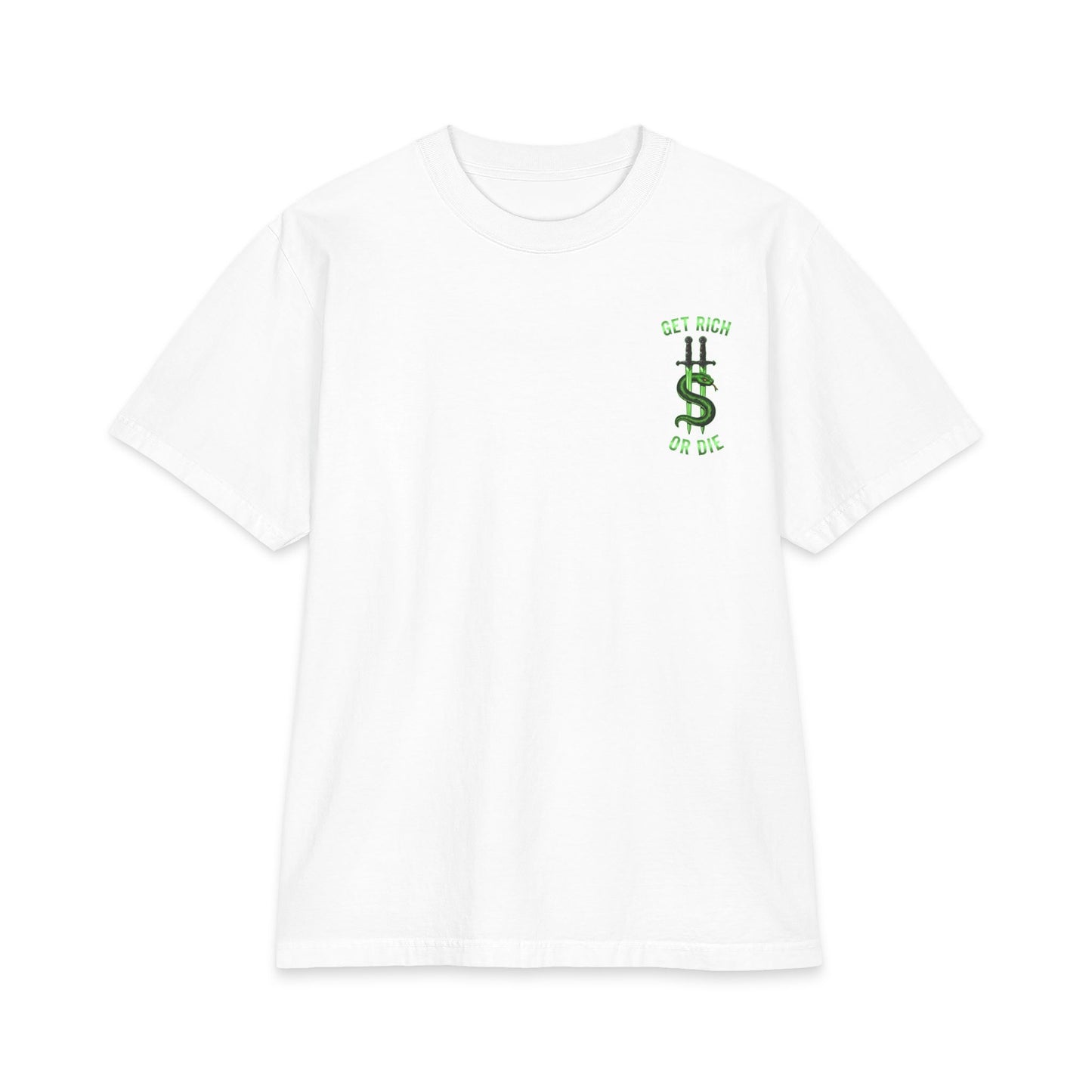 "Get Rich or Die" Heavy Cotton T Shirt