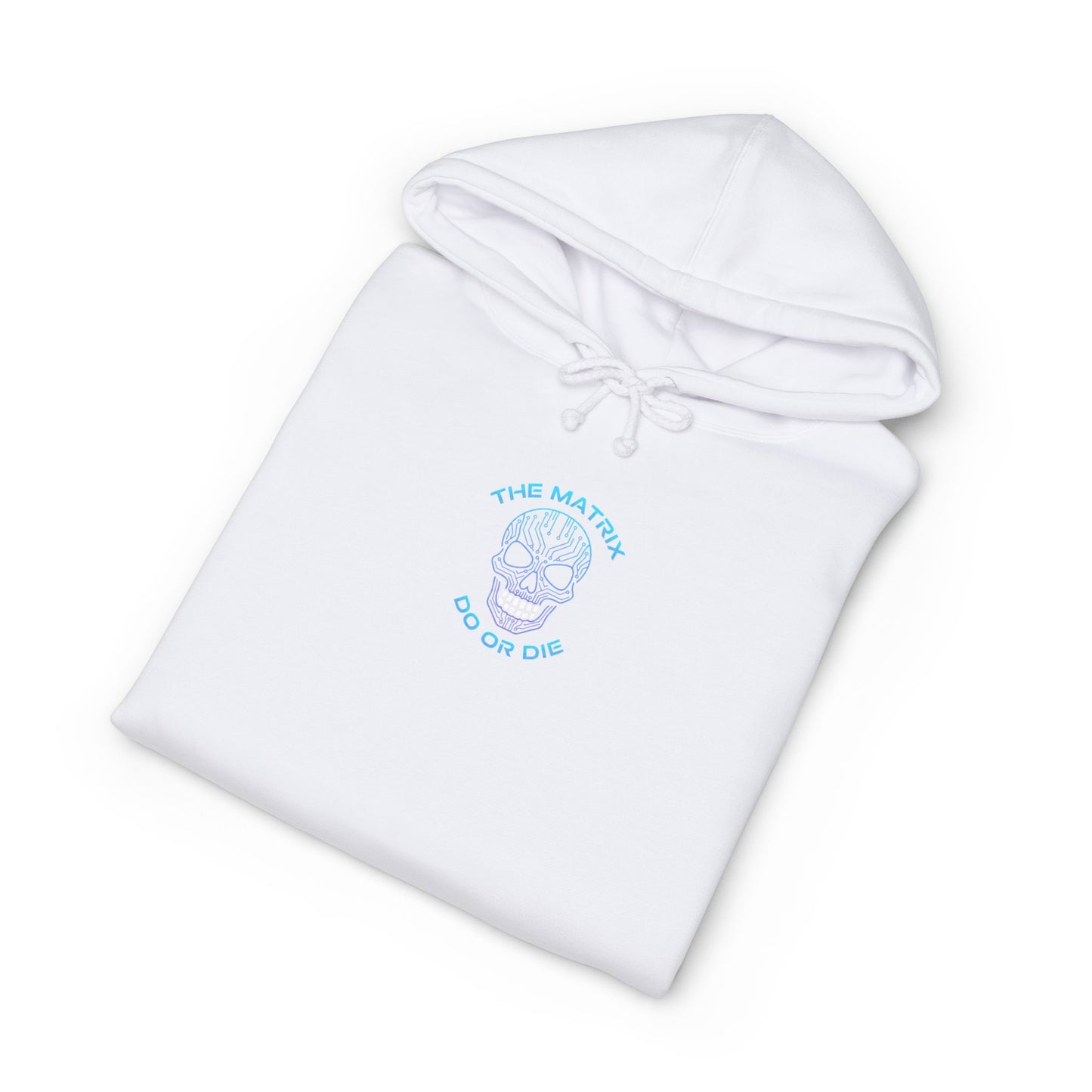 Glitch Skull Heavy Cotton Do Or Die Hoodie