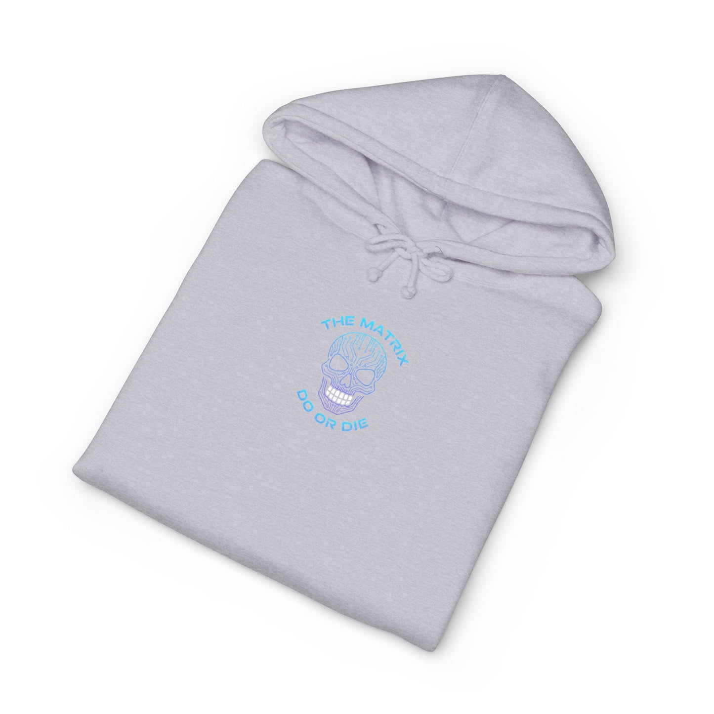 Glitch Skull Heavy Cotton Do Or Die Hoodie