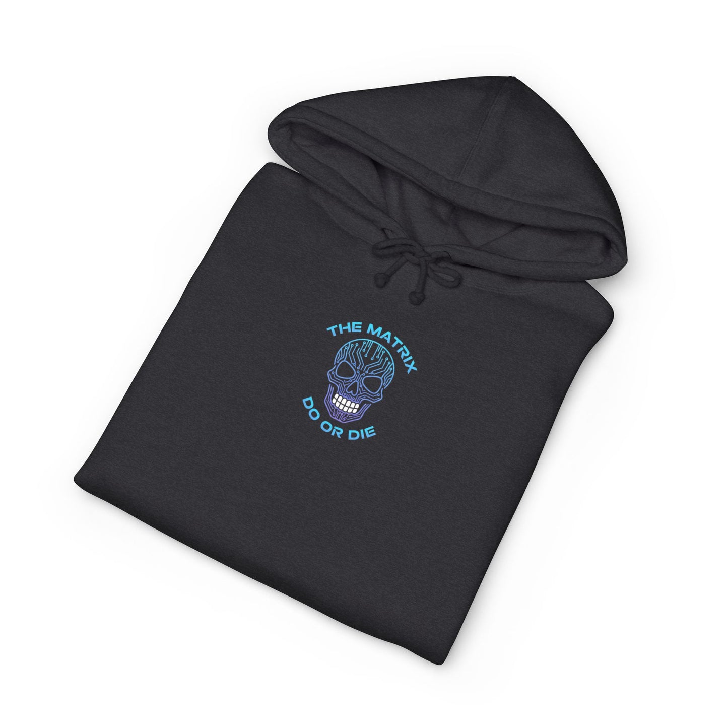 Glitch Skull Heavy Cotton Do Or Die Hoodie