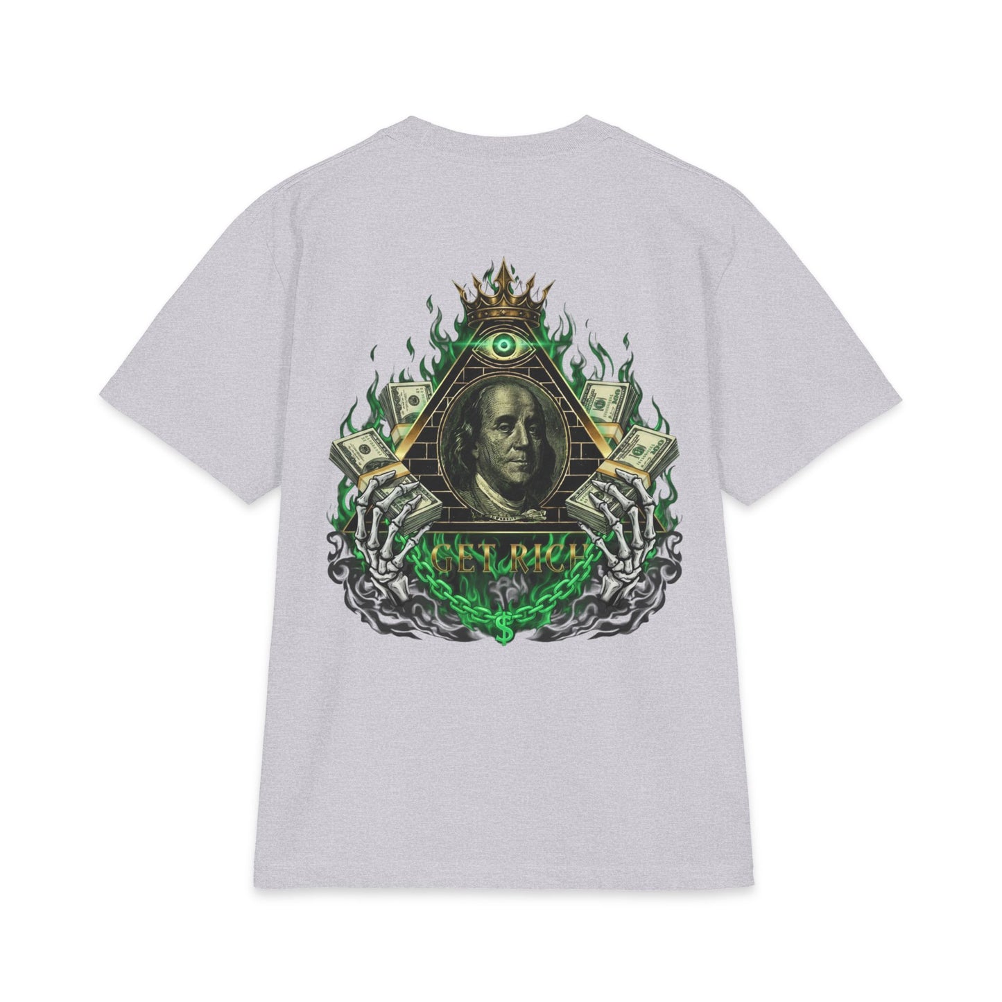 "Get Rich or Die" Heavy Cotton T Shirt