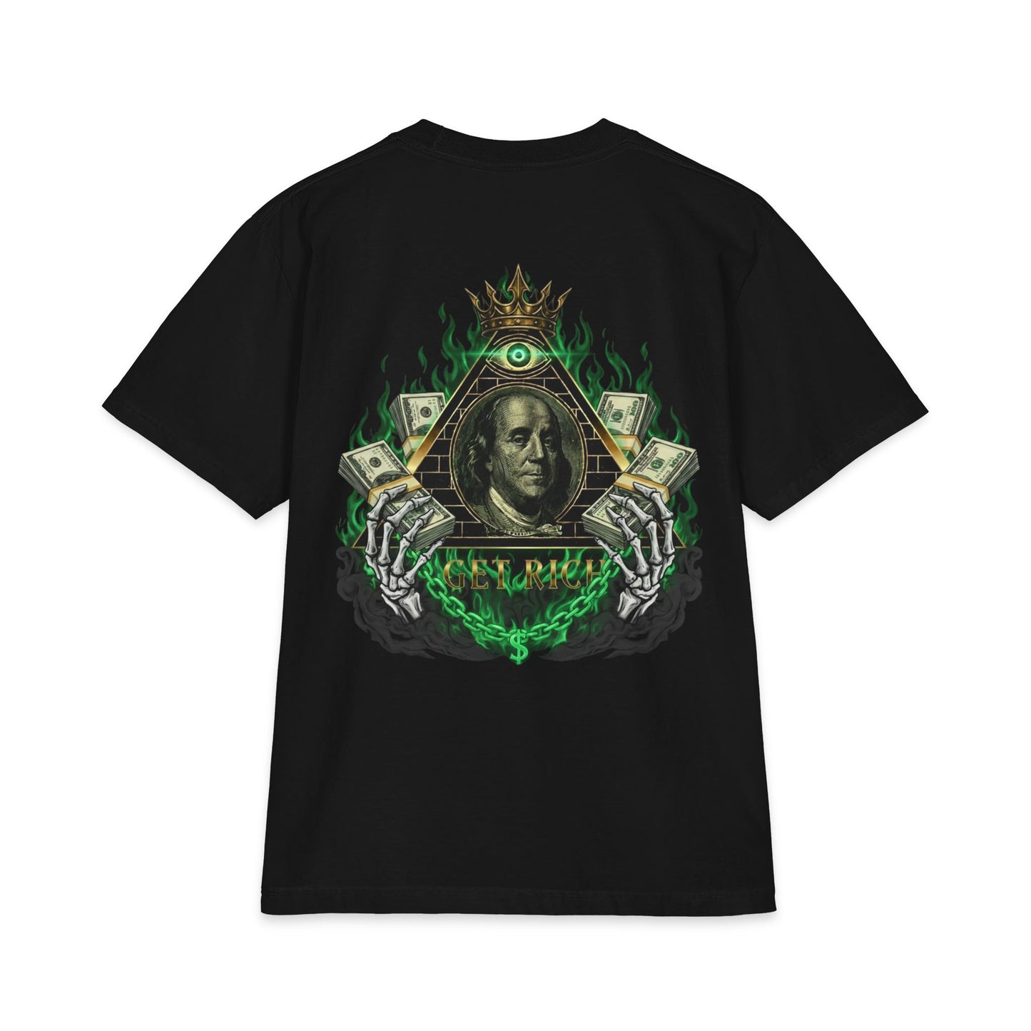 "Get Rich or Die" Heavy Cotton T Shirt