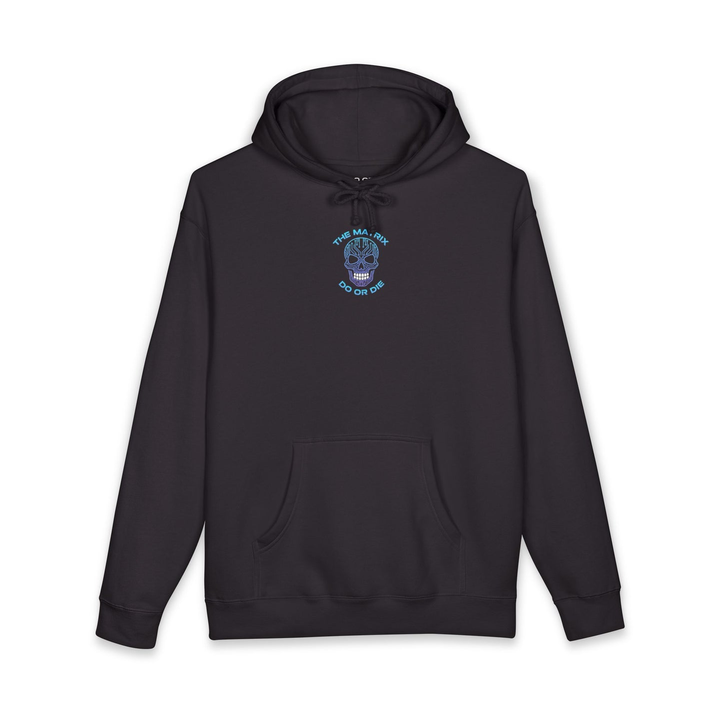 Glitch Skull Heavy Cotton Do Or Die Hoodie