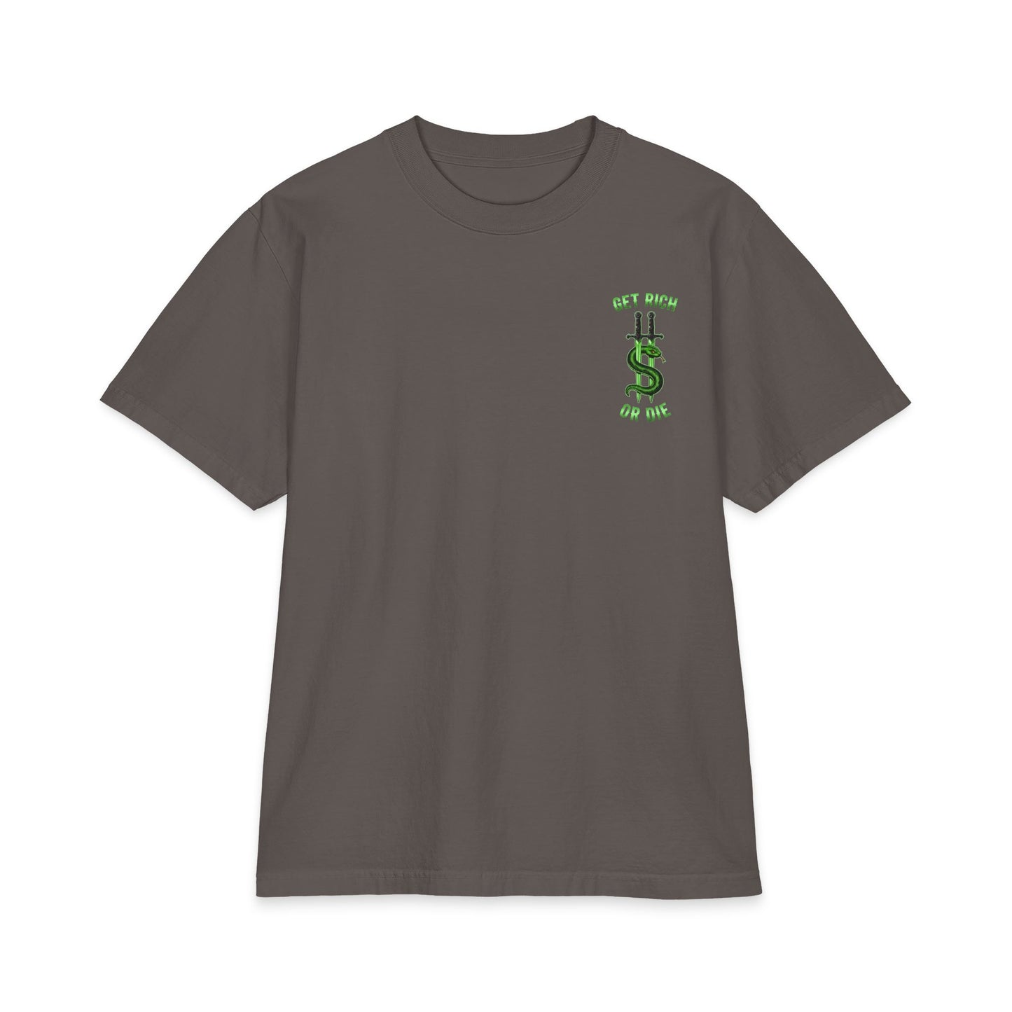 "Get Rich or Die" Heavy Cotton T Shirt