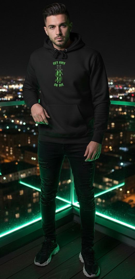"Get Rich or Die" Heavy Cotton Hoodie