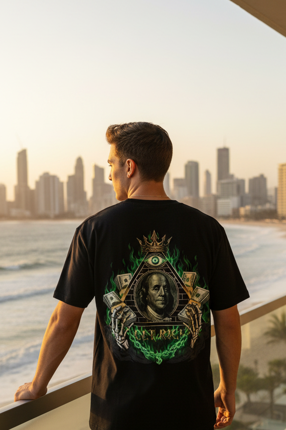 "Get Rich or Die" Heavy Cotton T Shirt